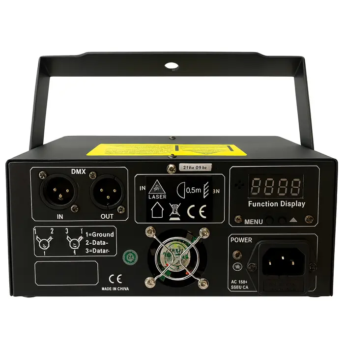 לייזר 1W RGB נשלט ע";י DMX\ILDA/אוטומט