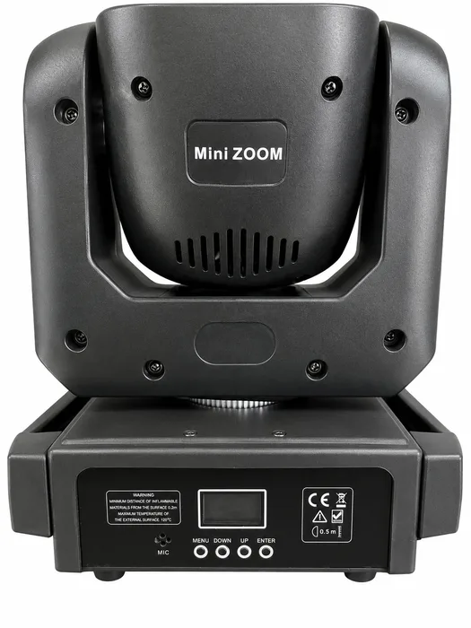 פנס מובינג MINI ZOOM ווש LED מקצועי 7X12W RGBW