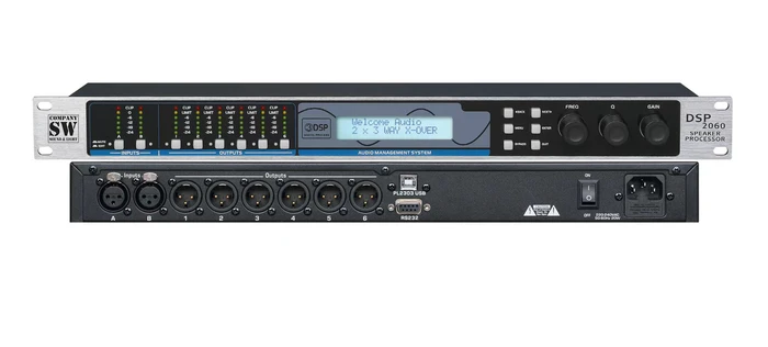 פרוססור אודיו דיגיטלי מקצועי SW DSP2060 – כניסות -2 / 6 יציאות