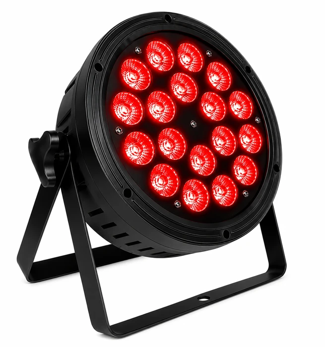 פנס שטיפה עוצמתי Indoor Plastic Par LED 18×10W RGB+WW 4in1