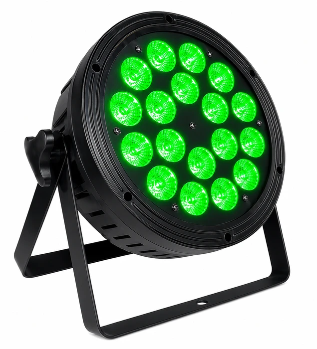 פנס שטיפה עוצמתי Indoor Plastic Par LED 18×10W RGB+WW 4in1