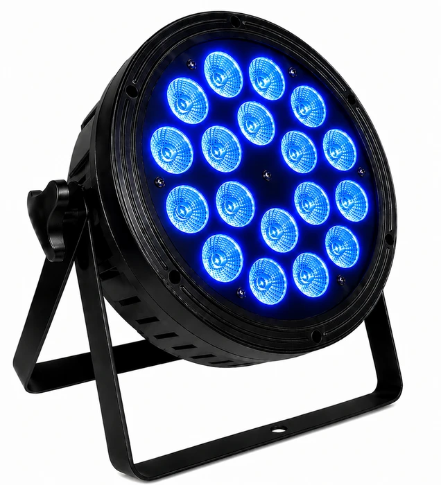 פנס שטיפה עוצמתי Indoor Plastic Par LED 18×10W RGB+WW 4in1