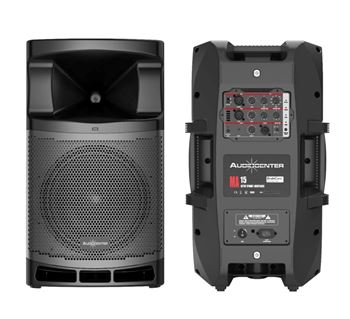 רמקול מוגבר AUDIO CENTER 15+1 1600W BT+MIC+LINE מדגם:MA15