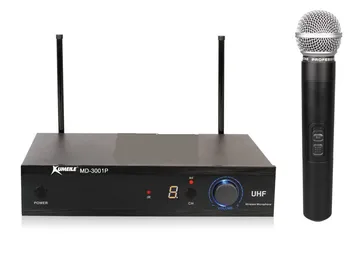 MD-3001P מיקרופון אלחוטי ידני בודד תדר משתנה UHF
