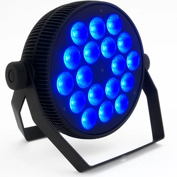 SLIM PAR18*15W 6IN1 RGBWAU פנס שטיפה-ממתכת