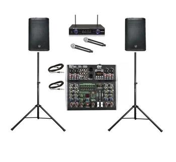 מערכת קריוקי מקצועית 1000W לכל רמקול 12" ממותג-LSI