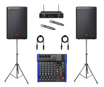 מערכת הגברה ממותג SW עד 150 איש