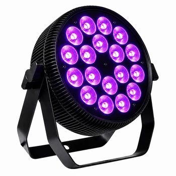פנס אולטרה סגול מקצועי גוף מתכת Slim Par LED UV 18×10W